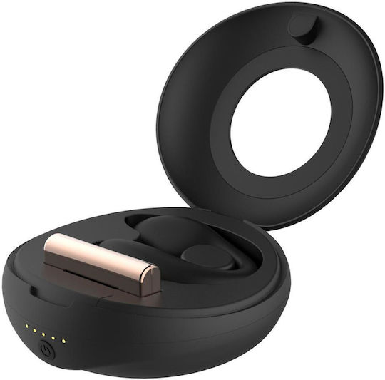 Rosy Gold Vibrator Dublu Vibrator cu Telecomandă Negru
