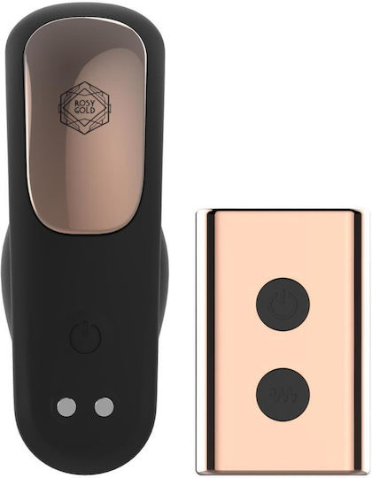 Rosy Gold Vibrator Δονητής με Απομακρυσμένο Έλεγχο Μαύρος