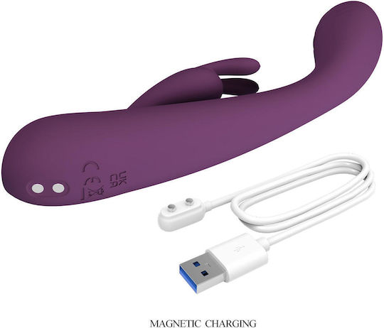 Pretty Love Vibrator Puternic Iepurele Violet