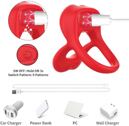 B-Series Joy Mini Κλασικός Δονητής 7cm Κόκκινος