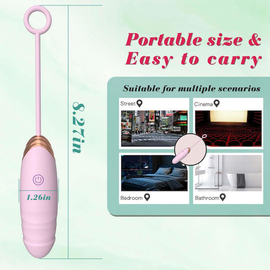 Love Vibrator Ei mit Fernbedienung Rosa