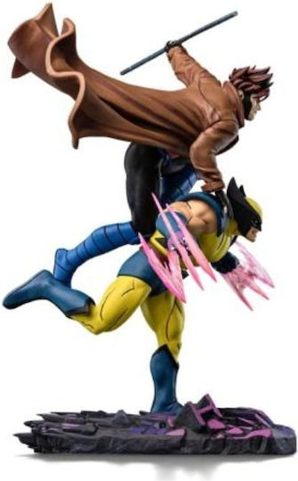 Marvel Deluxe Art Scale Statue 1/10 X-men ́97 Gambit & Wolverine 29 Cm