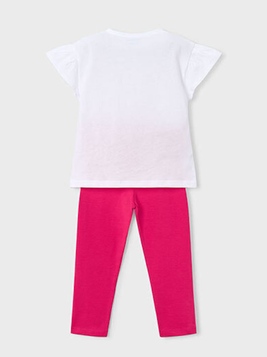 Kids' Set with Leggings Summer 2pcs Red