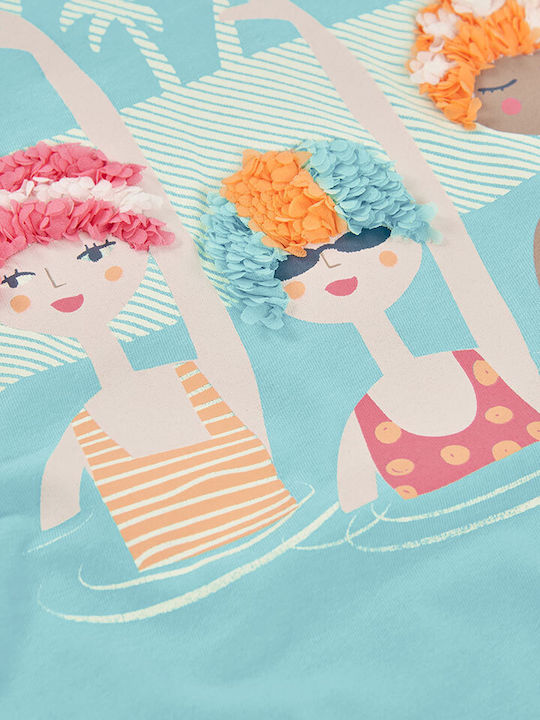 Kids' Shirt Short Sleeve Aqua