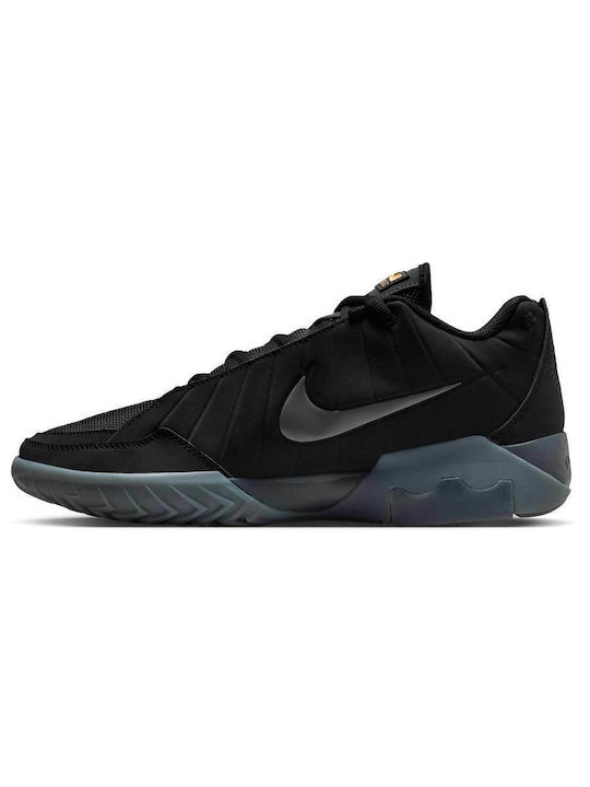 LeBron Witness 9 High Basketball Shoes Black Iron Grey Dark Smoke Grey