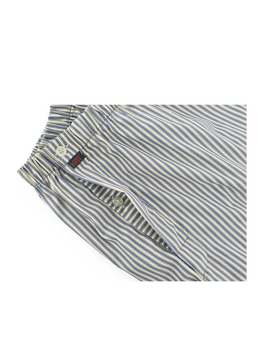 Herren Boxershorts Sky blue, Beige, Blue 1Packung