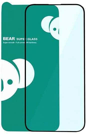 Bear 3D Full Glue Screen Protector Μαύρο (iPhone 17 / 17 Pro / 16 Pro)