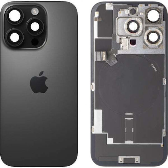 Κάλυμμα Μπαταρίας Apple Iphone 16 Pro Μαύρο Μαύρο Τιτάνιο Ανταλλαγής