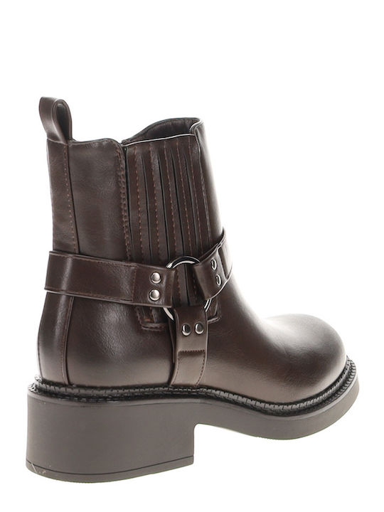 Stiefeletten Damen Braun