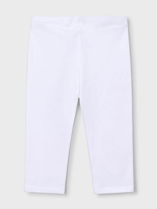 Kinder Leggings Kurz Weiß