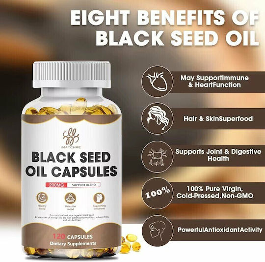 Ulei din semințe negre 500 mg 36 g