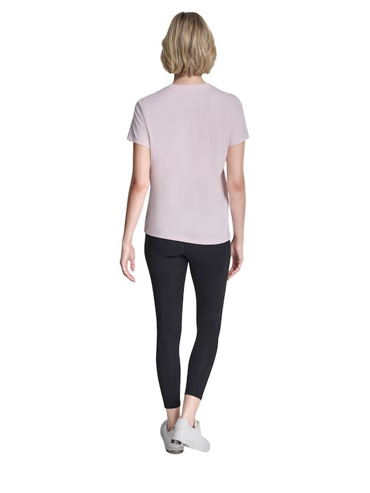 Women's Blouse Short Sleeve Pink