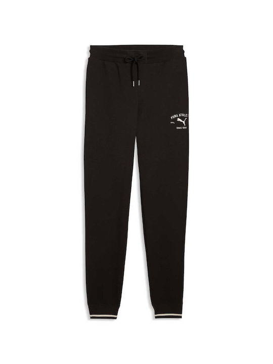 Sweatpants with Elastic Black