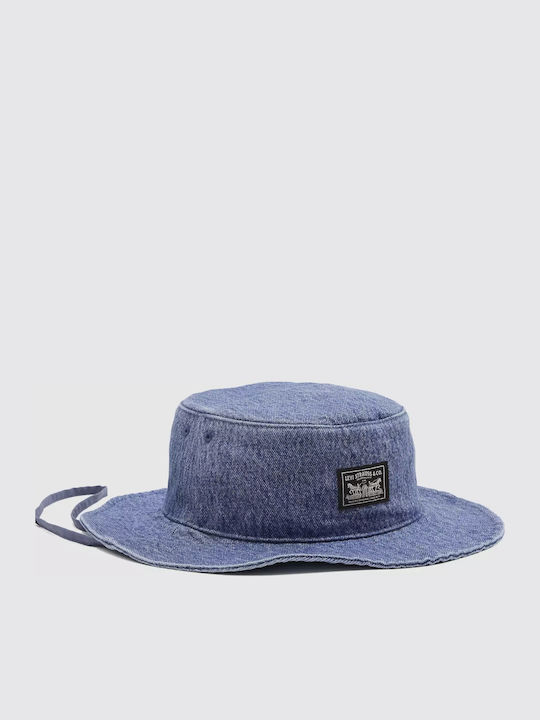 Levi's Υφασμάτινo Ανδρικό Καπέλο Στυλ Bucket Μπλε
