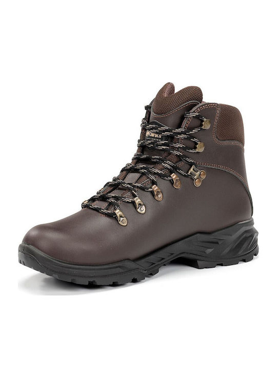 Chiruca Galicia Men's Hiking Boots Waterproof with Gore-Tex Membrane Brown