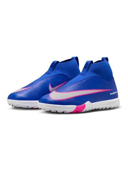 Mercurial Superfly 10 Academy TF Kids Soccer Cleats & Shoes Turf Blue