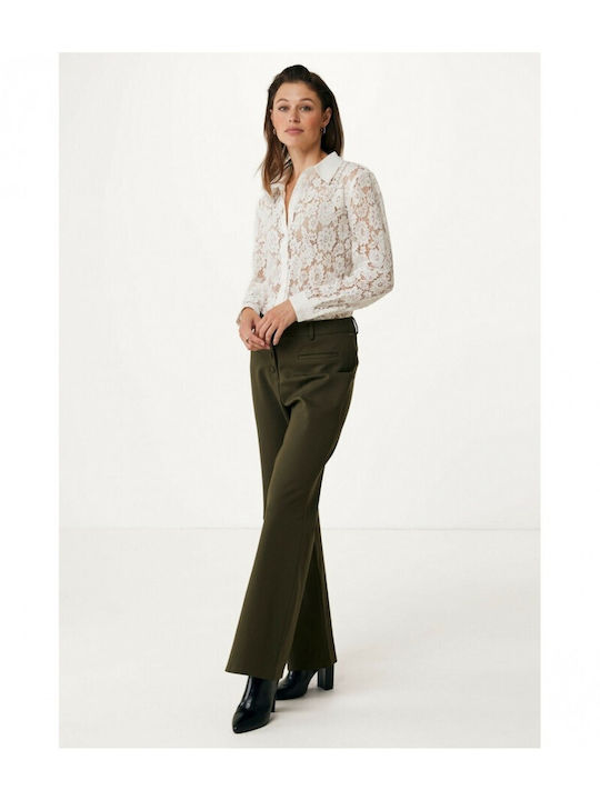 Women's Long Sleeve Shirt Off White