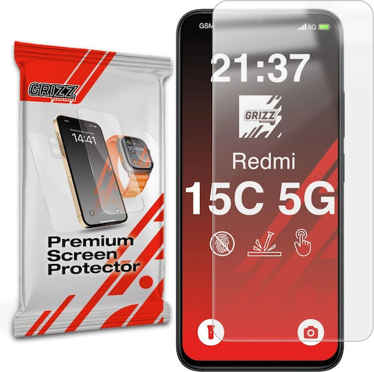 Υβριδικό Γυαλί Προστασίας Grizz Glass Paperscreen Xiaomi Redmi 15c 5g