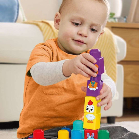 Mega Bloks Τουβλάκια Τρακτέρ με Ζωάκια για 1.5+ Ετών 30τμχ
