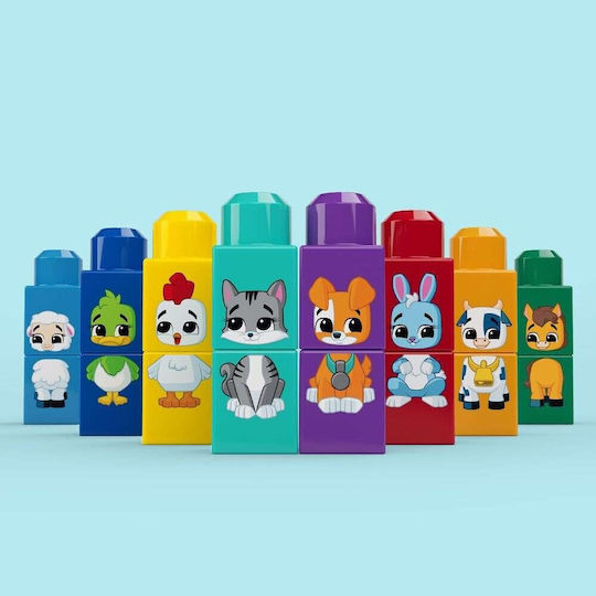 Mega Bloks Τουβλάκια Τρακτέρ με Ζωάκια για 1.5+ Ετών 30τμχ