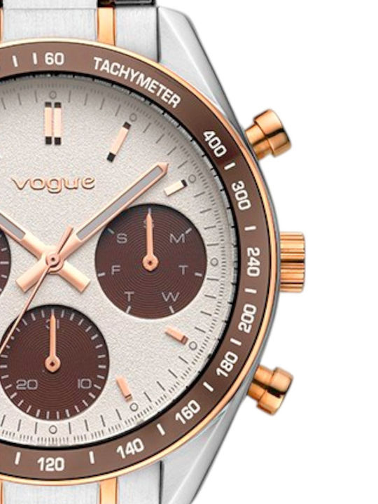Vogue Happy Ρολόι Μπαταρίας με Μεταλλικό Μπρασελέ Vogue Happy Ρολόι Μπαταρίας με Μεταλλικό Μπρασελέ