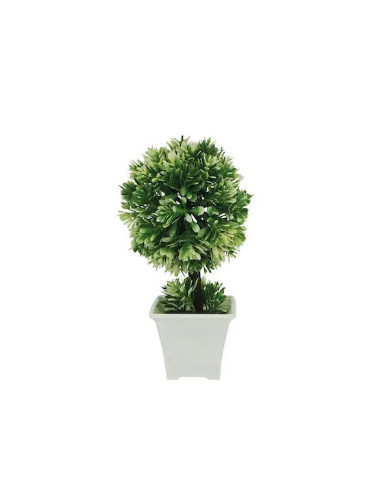 White Pot Purple Succulent Ball 12x22cm 96/box