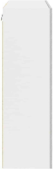 Cabinet Wall with Countertop Gray 80x31x100cm