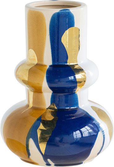 Vază decorativă din ceramică Artekko Ekko multicoloră 18.5x18.5x25 cm