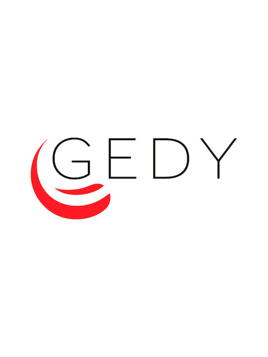 Gedy Cleo Wandmontage Schrauben Inox Silber