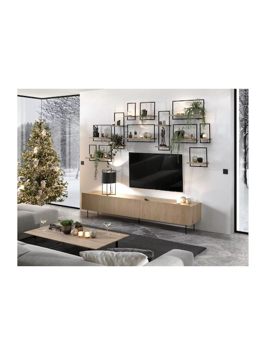 Shelf Wall Brown 25x25x75cm