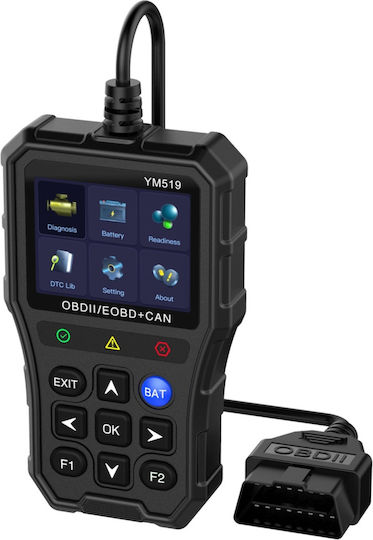 Instrument de diagnostic auto cu ecran OBD 2 cu cablu