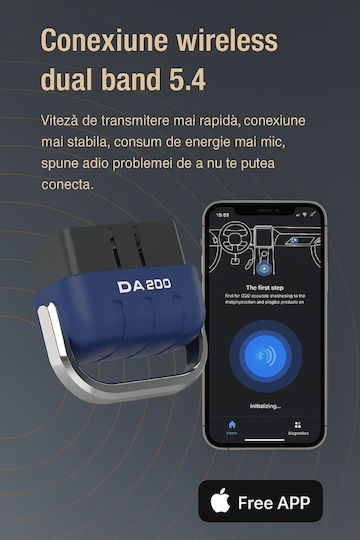 Διαγνωστικό Αυτοκινήτου Ψηφιακό OBD 2 με Bluetooth