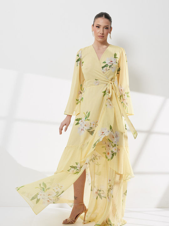 Maxi Dress for Wedding - Christening Yellow