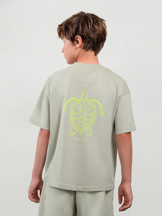 Tricou Pentru Copii Verde Măsliniu