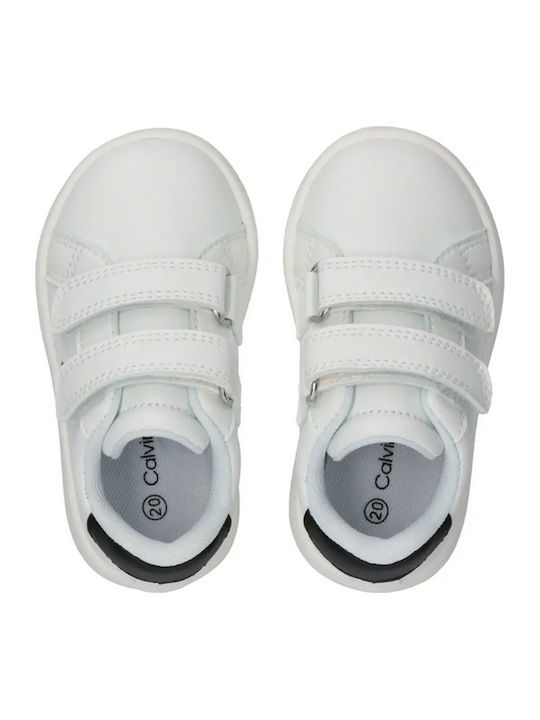Παιδικά Sneakers με Σκρατς Λευκά
