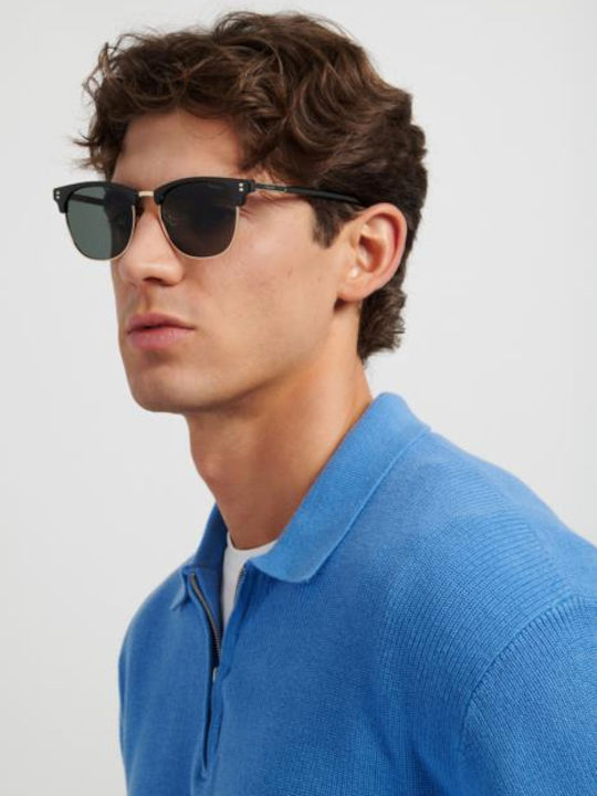 Polaroid Unisex Sunglasses with Black Metallic Frame and Black Lens PLD4196/S/X 2M2/UC