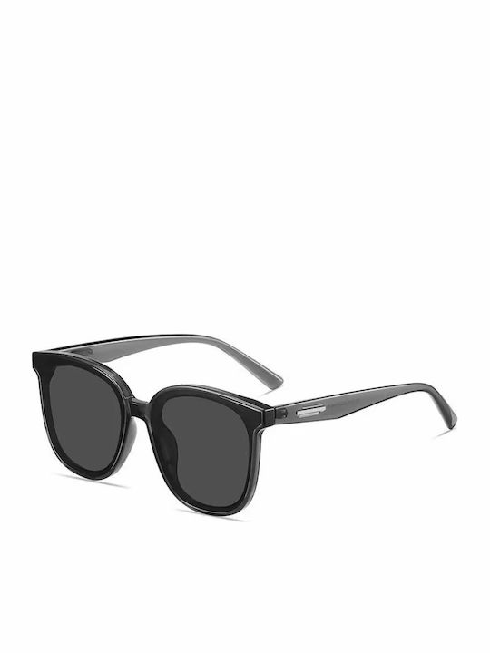 King Unisex Γυαλιά Ηλίου με Μαύρο Σκελετό και Μαύρο Polarized Φακό SUNKI345-SN007
