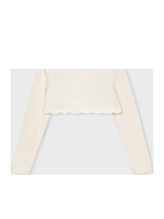 Kids Cotton Bolero Ecru