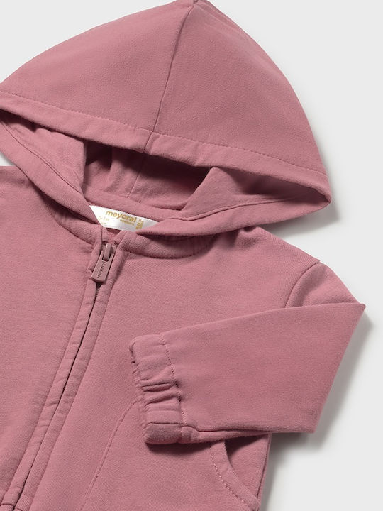 Kinderstrickjacke Baumwolle mit Kapuze Grenade