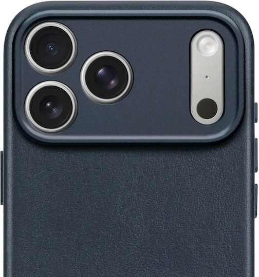 Decoded Case Iphone 17 Pro Max Magsafe In Shockproof Leather Blue