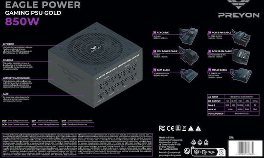 Preyon Nest Meshy+ Gaming Midi Tower Computer Case with Side Window and RGB Lighting Black