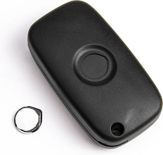 Foldable Car Key Shell with 3 Buttons for Smart