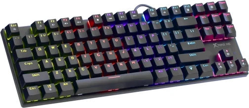 Xtrike Me GK-989 Gaming Μηχανικό Πληκτρολόγιο Tenkeyless με Custom Red διακόπτες και RGB φωτισμό (Αγγλικό US)