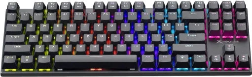 Xtrike Me GK-989 Gaming Μηχανικό Πληκτρολόγιο Tenkeyless με Custom Red διακόπτες και RGB φωτισμό (Αγγλικό US)