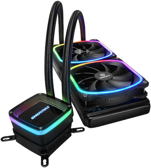 Enermax Aquafusion II 240 ARGB Water Cooling System AIO CPU with 2 120mm Fans