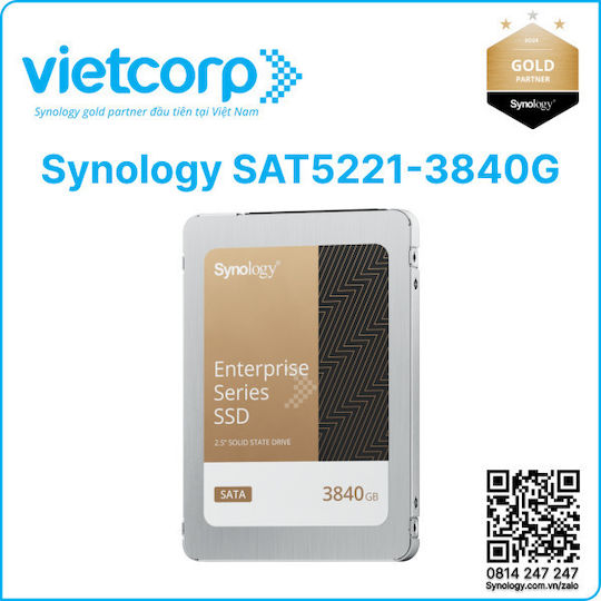 Synology SAT5221 SSD 3,8TB Typ 2,5'' mit SATA III Verbindung