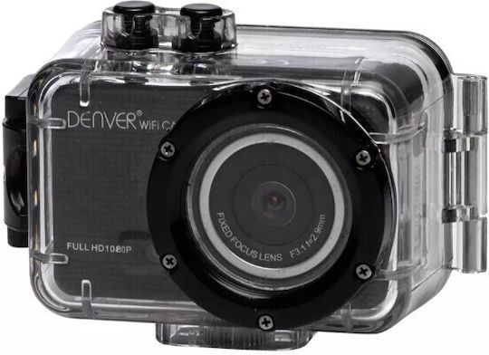 Denver ACT-5020TW Action Camera Full HD (1080p) Underwater (with Case) and Wi-Fi Black
