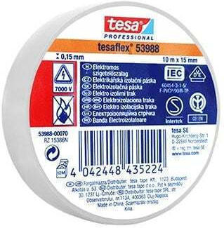 Tesa Bandă de izolație 10buc Tesaflex Alb