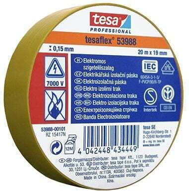 Tesa Insulation Tape 10pcs Tesaflex Yellow