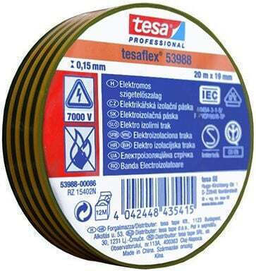 Tesa Isolierband 10Stück Tesaflex Gelb